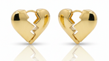 Gold Heart Earrings