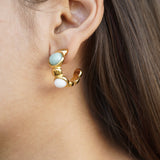 Turquoise Gemstone Stud