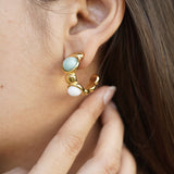 Turquoise Gemstone Stud