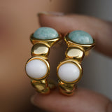 Turquoise Gemstone Stud