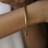Set of 3: Irregular Pearl Bracelet, Gold Cove Bracelet, Studded Half Heart Cuff