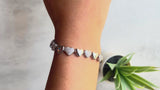 Heartline Silver Bracelet