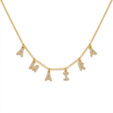 Personalized Crystal Name Necklace (Due to High Demand Ships After 10 Business Days)