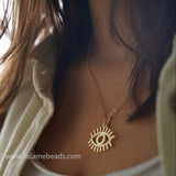 Sunshine Evil Eye Necklace
