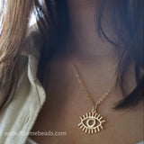 Sunshine Evil Eye Necklace