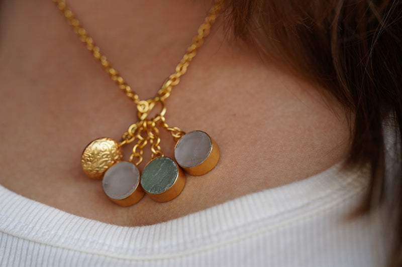 Multi Coloured Stone Necklace