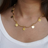 Statement Multi Heart Necklace