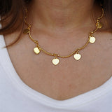 Statement Multi Heart Necklace
