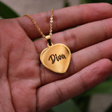 Personalized Heart shape necklace