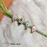 Marquise Evil eye ring