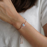 Minimal Evil Eye Bracelet