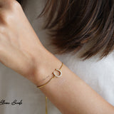 Studded Horseshoe Bracelet