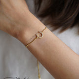 Studded Horseshoe Bracelet