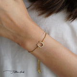 Studded Horseshoe Bracelet