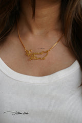 Personalized Double Name Necklace