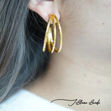 Triple Tiny Hoop Earrings