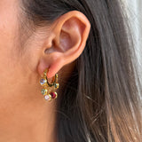 Champagne Cluster Hoops