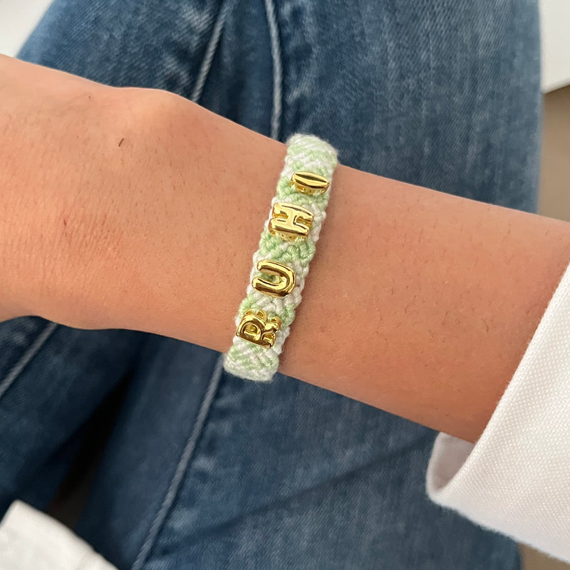 Personalised Name Woven Bracelet