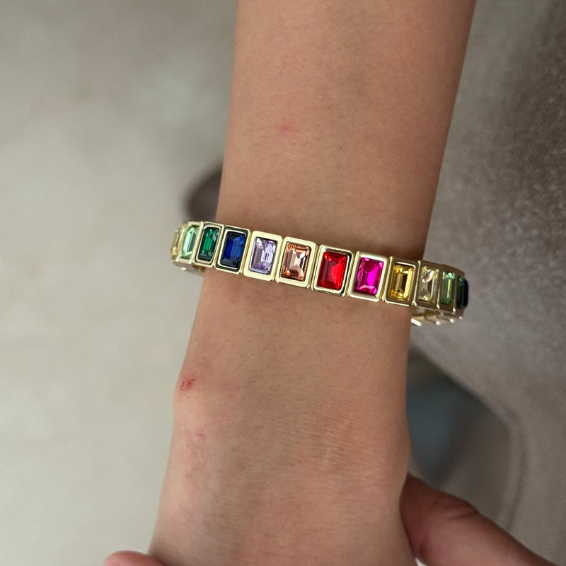 Rainbow Gem Bracelet