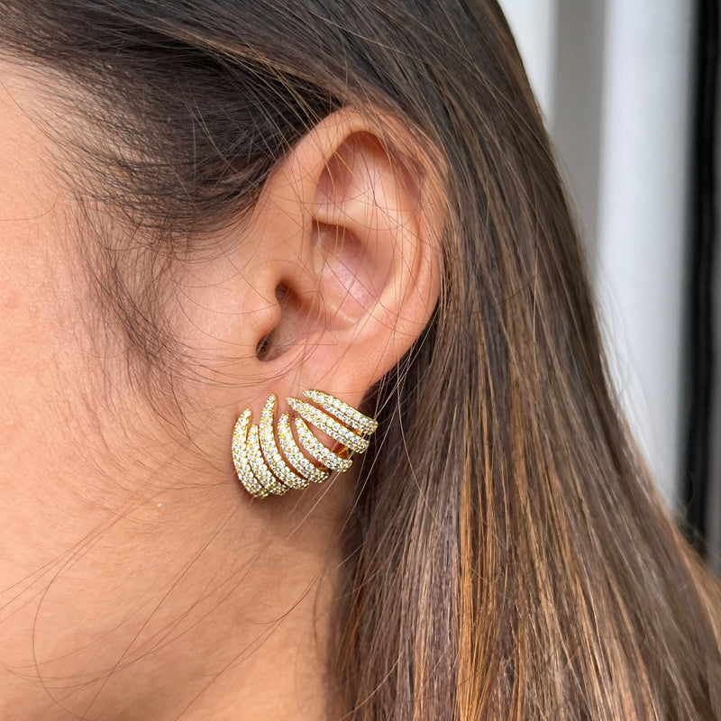 Cuff Illusion Earrings