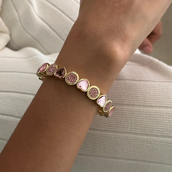 Crystal Pink Bracelet