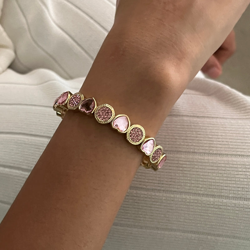Crystal Pink Bracelet
