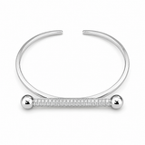 Linear Radiance Minimalist Cuff & Ring