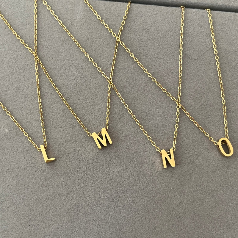 The Dainty Edit - Initial Necklace with Charm