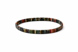 Black Cherry Tila Bracelet