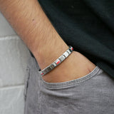 Singapore Flag Italian Bracelet