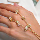 Gulnaar Floral Hathphool(Single Hand Chain)