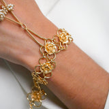Gulnaar Floral Hathphool(Single Hand Chain)