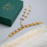 Gulnaar Floral Hathphool(Single Hand Chain)