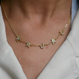 Princess Sparkle Kids Name Necklace