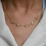 Princess Sparkle Kids Name Necklace