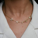 Princess Sparkle Kids Name Necklace