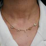 Princess Sparkle Kids Name Necklace