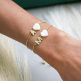 Kids Love Pop Initial Necklace and Bracelet