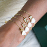 Kids Love Pop Initial Necklace and Bracelet