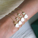 Kids Love Pop Initial Necklace and Bracelet