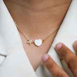 Kids Love Pop Initial Necklace and Bracelet