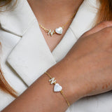 Kids Love Pop Initial Necklace and Bracelet