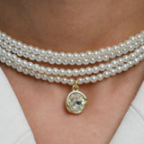 Pearl Grace Layered Magnetic Necklace
