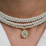 Pearl Grace Layered Magnetic Necklace