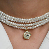 Pearl Grace Layered Magnetic Necklace