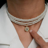 Pearl Grace Layered Magnetic Necklace