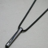 Classic Black Bar Chain