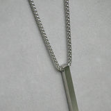 Classic Silver  Bar Chain