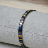 Grape GoldRush Tila Bracelet