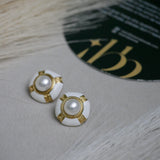 The Heritage Pearl Button Studs